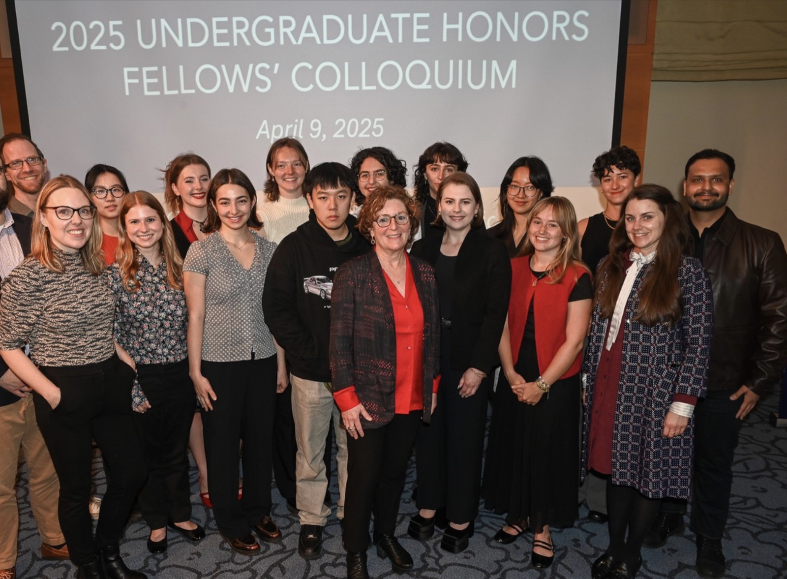 Ariella Shulman with her fellowship cohort at the Fox Center for Humanistic Inquiry