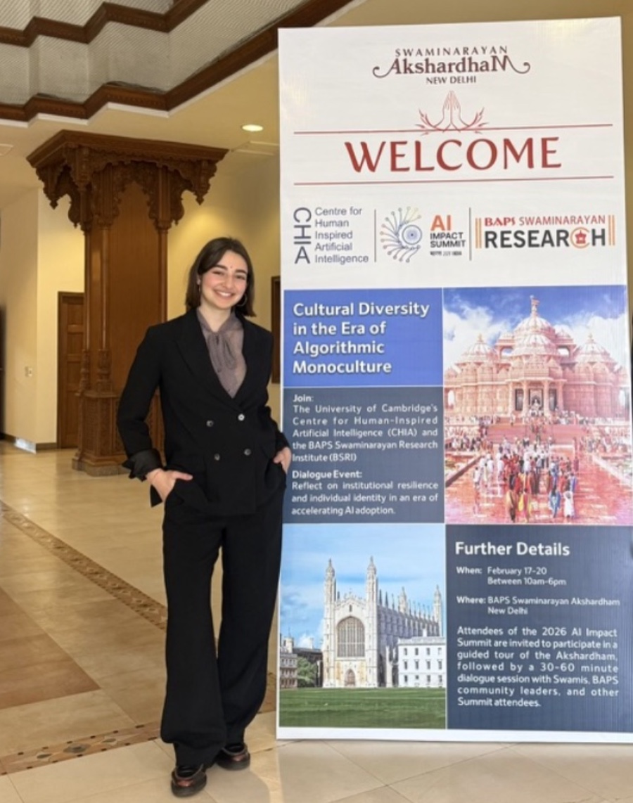 Ariella Shulman at the India AI Impact Summit in Delhi